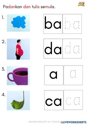 BM : Suku Kata Terbuka 1 (4thn)