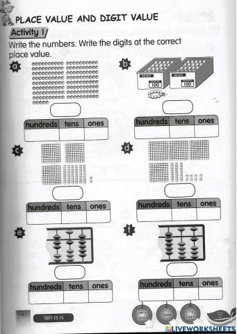 Place value and digit value