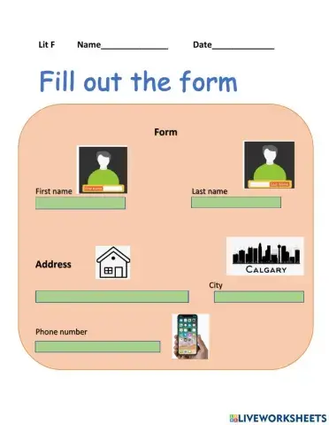 Fill out a form (LitF)