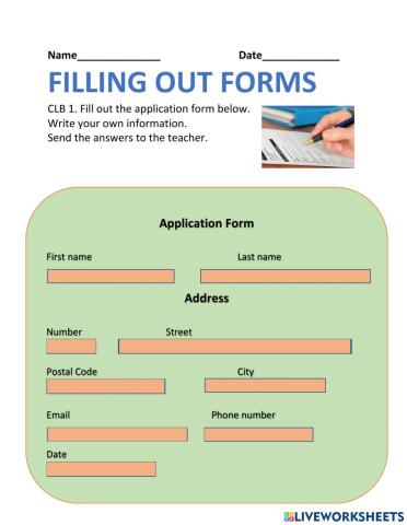 Fill out a form (CLB 1)