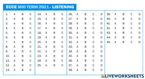 Mid Term 2021 ECCE-Listening