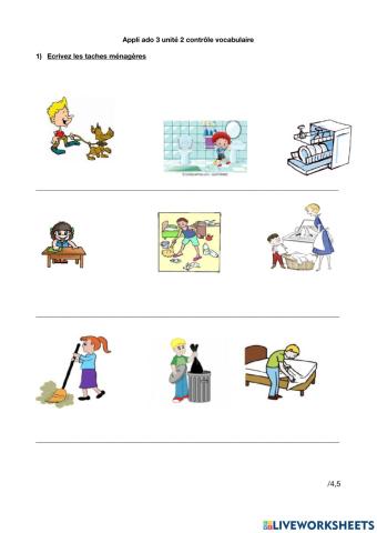 Appli ado unité 2 contôle