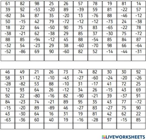 Комбинированные формулы на абакусе