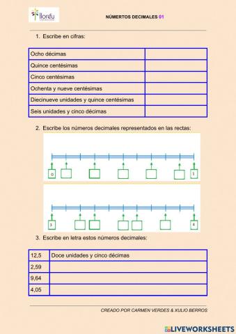Números decimales 01