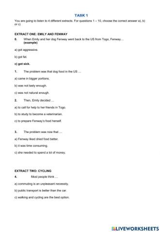 Listening topic 13 b2