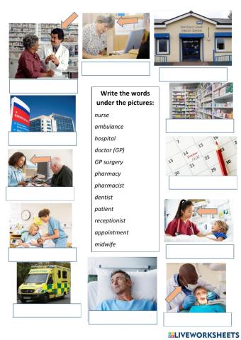Health vocabulary