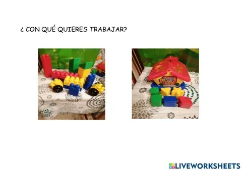 ¿Con qué quieres trabajar?