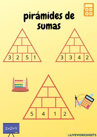 Pirámide de sumas