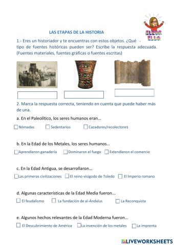Las edades de la historia