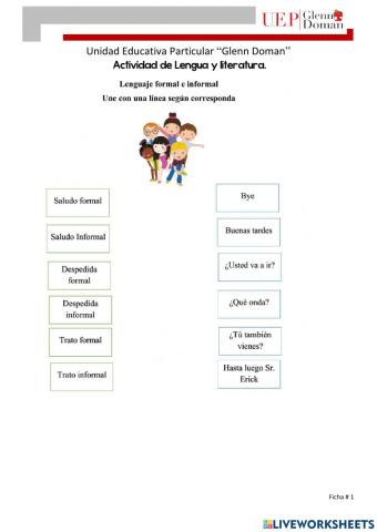 Comunicación formal o informal