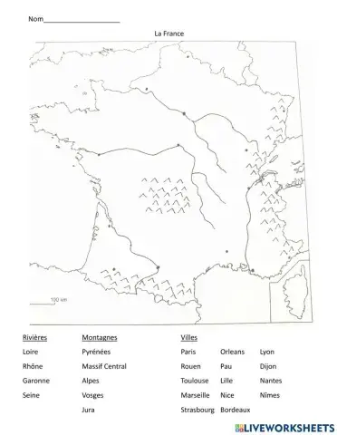Map of France