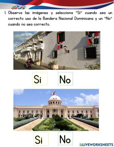 Uso correcto de la Bandera Nacional Dominicana