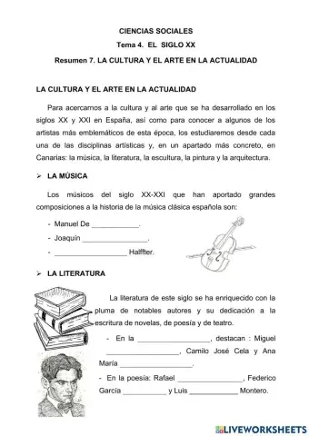 La Cultura y el Arte en la Actualidad