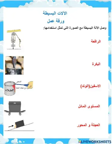 الالات البسيطة 2