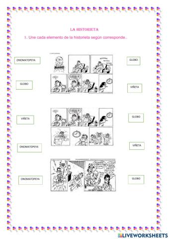 Elementos de la historieta