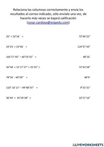 Suma y resta de ángulos