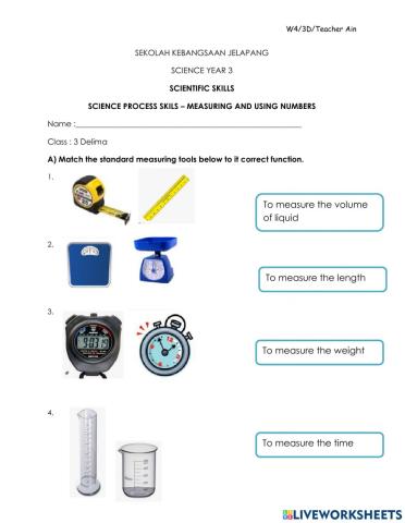 Measuring and using numbers