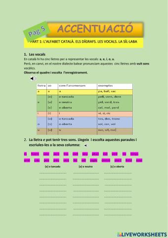 ACCENTUACIÓ Part 1. pàg 5