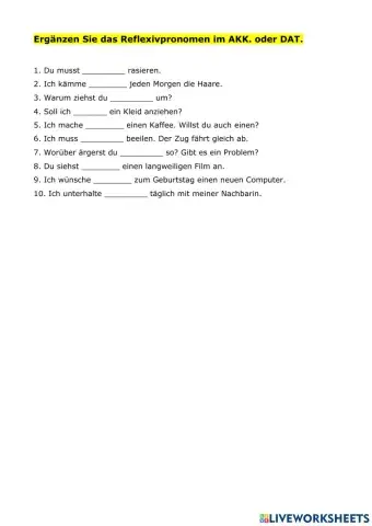 ReflexivpronomenAKKundDAT