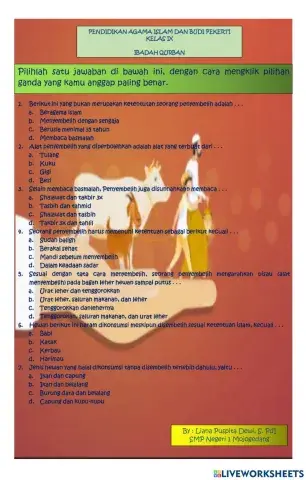 BAB 10 - Penyembelihan Hewan