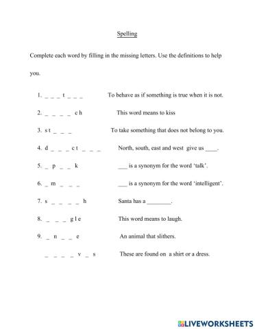 Spelling