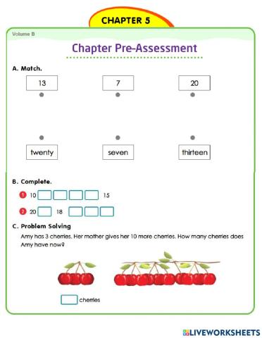 Chapter 5 Pre-Assessment