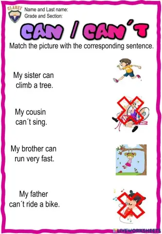 3rd. grade. Grammar 5. Pract. Act.