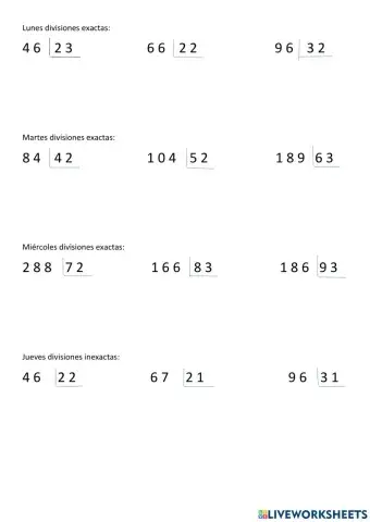 Divisiones 2 cifras divisor