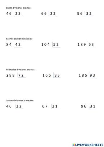 Divisiones 2 cifras divisor