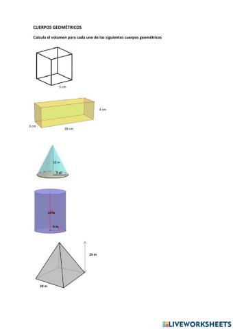 Cuerpos geométricos