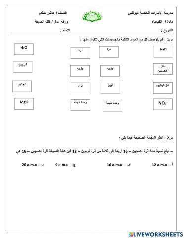 كتلة الصيغة