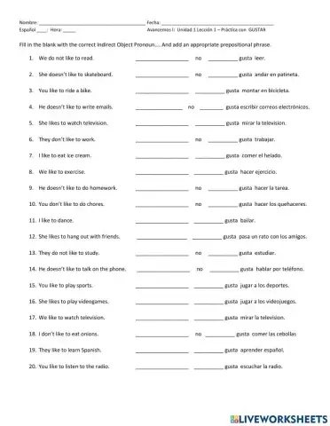 GUSTAR LE-LES-NOS Practica B