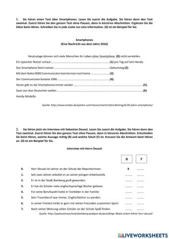 Abitur 2017.05. Hören Középszint