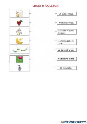 LEGGI E COLLEGA MINUSCOLO