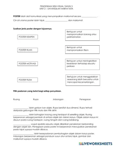 Sayangilah habitat kita