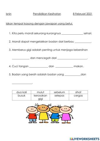 Menjaga Kebersihan Diri