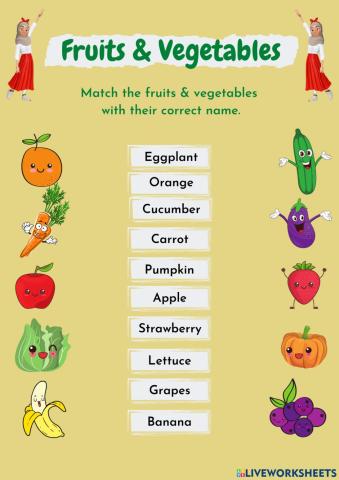 Transisi Year 1 : Fruits & Vegetables