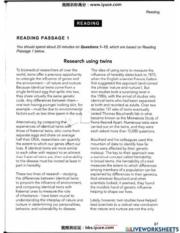 Ielts 11 - Test 4 - Reading Passage 1