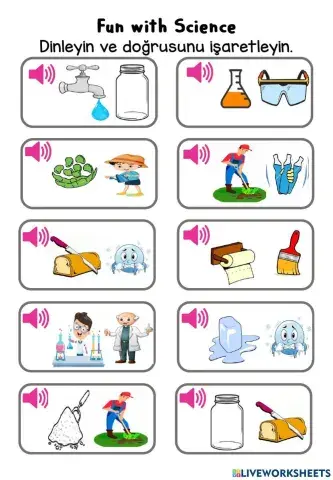 Fun with science listen and choose