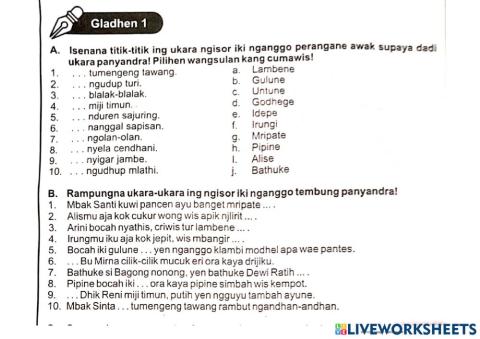 Kelas 5 Bhs.Jawa ( Tembung Panyandra)