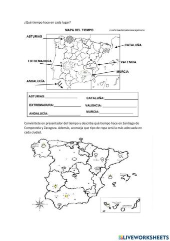 Los mapas del tiempo