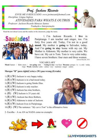 Tradution and indefinite articles