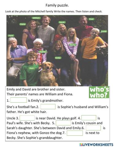 Family puzzle.EPS. (pg.33).