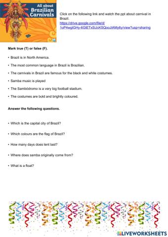 All about Brazilian Carnival