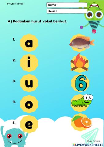 Huruf Vokal & Huruf Kecil