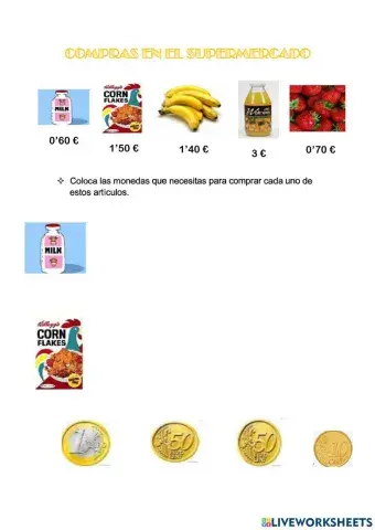 Compras en el supermercado