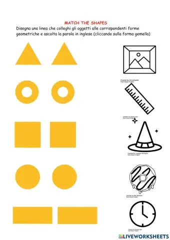 Forme geometriche in inglese