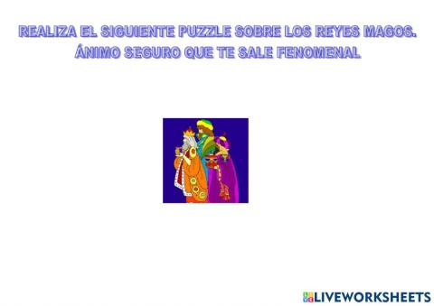Puzzle Reyes Magos