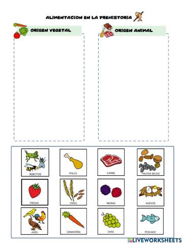 Alimentos Prehistoria