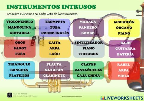 Instrumentos intrusos